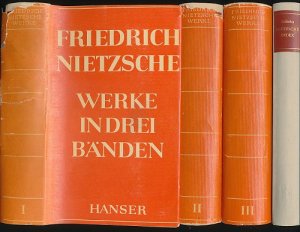 Werke in drei Bänden. Nietzsche-Index. Herausgegeben von Karl Schlechta. / Karl Schlechta: Nietzsche-Index zu den Werken in drei Bänden.