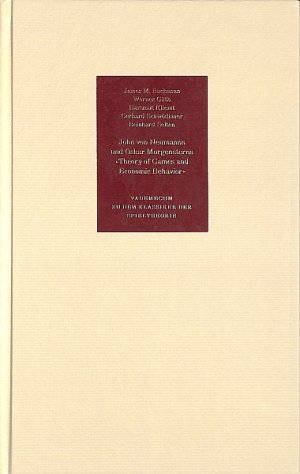 Vademecum zu dem Klassiker der Spieltheorie. Gerhard Schwödiauer: Die Entstehungsgeschichte der "Theory of Games and Economic Behavior". Reinhard Selten: Die konzeptionellen Grundlagen der Spieltheorie einst und jetzt. James M. Buchanan: Spieltheorie, Mathematik und Wirtschaftswissenschaft. Werner Güth und Hartmut Kliemt: Landzeiteffekte der "Theory of Games and Economic Behavior".