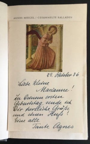 Gesammelte Werke, Band II: Gesammelte Balladen, mit Autograph.