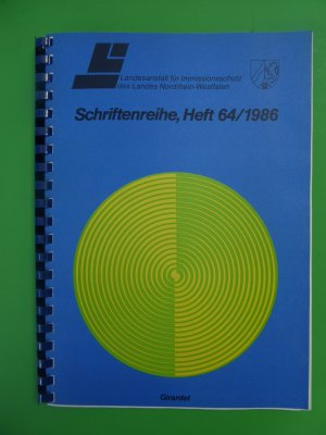 gebrauchtes Buch – Landesanstalt für Immissionsschutz des Landes Nordrhein-Westfalen  – Schriftenreihe der Landesanstalt für Immissions- und Bodennutzungsschutz des Landes Nordrhein-Westfalen, Essen, Heft 64