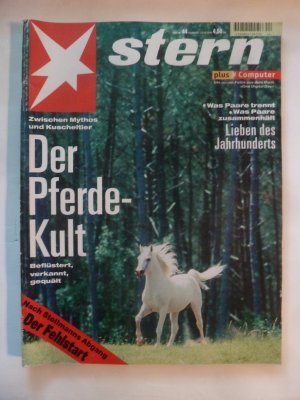 gebrauchtes Buch – Autorenkollektiv – Stern Nr. 44 vom 22.10.1998, Titelthema: Zwischen Mythos und Kuscheltier. Der Pferde-Kult.