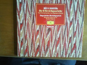 Die 6 Streichquartette. LP-Box mit 3 LP. 2733 001. Ungarisches Streichquartett. Aufnahme 1962 von Polydor International.