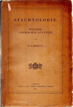 Ueber den physiologischen Schwachsinn des Weibes. In: Stachyologie. Weitere vermischte Aufsätze (S. 139-164)