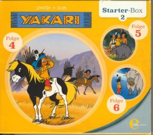 gebrauchtes Hörbuch – Yakari - Starter Box 2 - 3 CDs in Pappschuber mit den Folgen 4 (Kleiner Dachs läuft davon), 5 (Freunde fürs Leben), 6 (Der alte Bison)