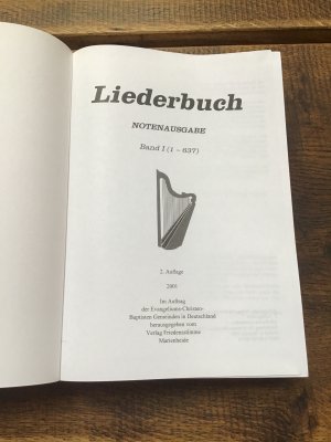 Liederbuch - Notenausgabe - Band 1 und Band 2