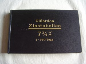 Zinstabellen - 7 3/4 % - 1 - 360 Tage