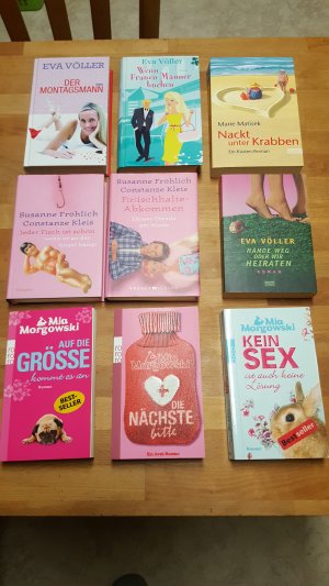 9 Bücher - Mia Morgowski - Eva Völler - Susanne Fröhlich - Marit Matisek