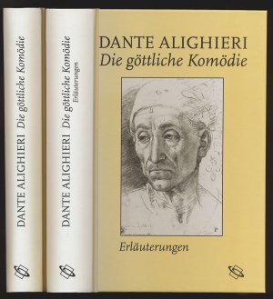 Die göttliche Komödie. 2 Bände (komplett)., [1]: Die göttliche Komödie in Prosa übersetzt von Walter Naumann. [2]: Die göttliche Komödie erläutert von […]