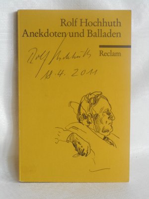 Anekdoten und Balladen >>Vom Autor signiert<<