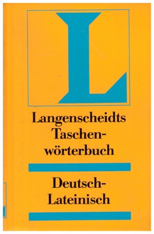 gebrauchtes Buch – Hermann Menge – Langenscheidt Taschenwörterbücher -Deutsch-Lateinisch