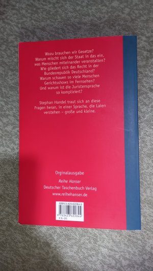 gebrauchtes Buch – Stephan Handel – Recht - Was geht mich das an?