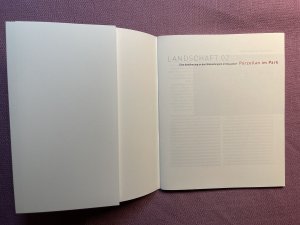 gebrauchtes Buch – Christiane Sörensen Julia Schüler, Nicole Raker – Landschaft 02 - Porzellan im Park - Eine Annäherung an den Malkastenpark in Düsseldorf