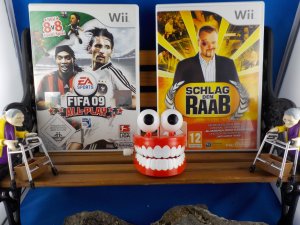 gebrauchtes Spiel – Nintendo Wii Spielesammlung 2 Spiele FIFA 09 ALL-PLAY & Schlag den RAAB