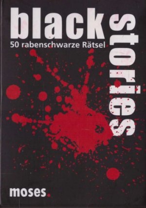 gebrauchtes Spiel – Holger Bösch – Black Stories. 50 rabenschwarze Rätsel