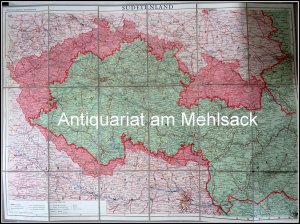 NS-Karte Sudetenland 1: 600000 (Freytag & Berndt 1938/39)