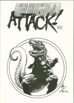 Dino Attack - Portfolio SIGNED / SIGNIERT