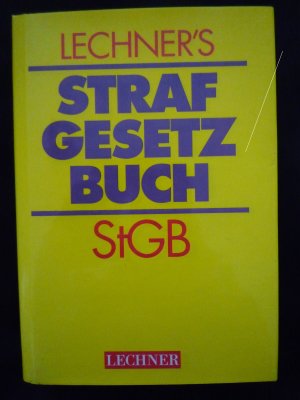 Lechner's Strafgesetzbuch - StGB