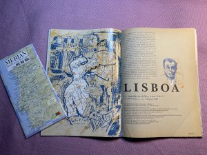 gebrauchtes Buch – Manfred Bissiger – Merian - das Monatsheft der Städte und Landschaften Februar 1993: Lissabon und Portugal + Serviceheft