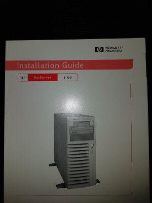 gebrauchtes Buch – Hewlett Packard – HP Netserver E60 - Installationsguide