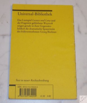 gebrauchtes Buch – Georg Büchner – Woyzeck. Leonce und Lena - Textausgabe mit editorischer Notiz