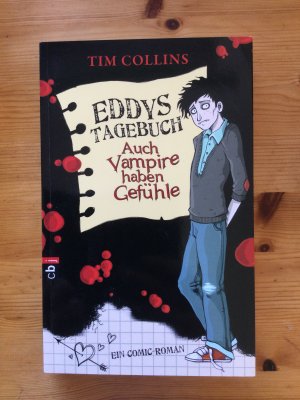 gebrauchtes Buch – Tim Collins – Eddys Tagebuch - Auch Vampire haben Gefühle - Ein Comic-Roman