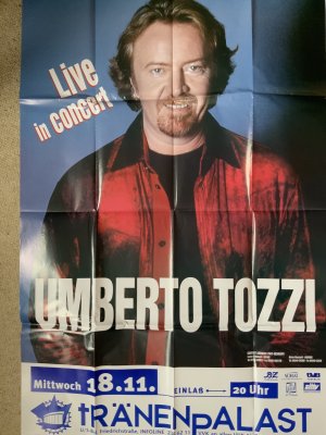 gebrauchtes Buch – Umberto Tozzi – Poster- Umberto Tozzi live in concert- Tränenpalast Berlin 18.11.