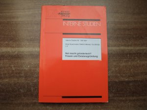 Not macht gründerisch? Frauen und Existenzgründung