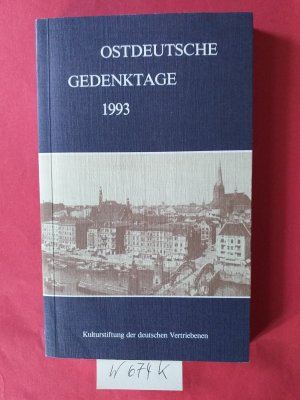 " Ostdeutsche Gedenktage 1993 ." Persönlichkeiten und historische Ereignisse.