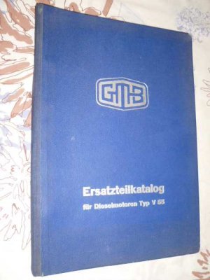 Ersatzteilkatalog für ( Schiffs ) Dieselmotoren Typ V 55