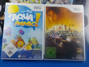 gebrauchtes Spiel – Wii Spielesammlung mit 6 Spielen DER HERR DER RINGE; Wii MUSIC, AQUA PANIC!