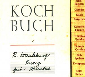 antiquarisches Buch – Resi Drautzburg – KOCHBUCH in Handschrift