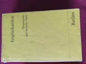 gebrauchtes Buch – Empfindsamkeit