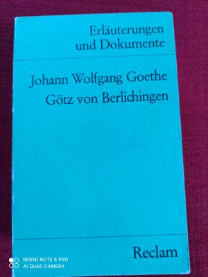 gebrauchtes Buch – Volker Neuhaus – Erläuterungen und Dokumente zu Johann Wolfgang Goethe: Götz von Berlichingen