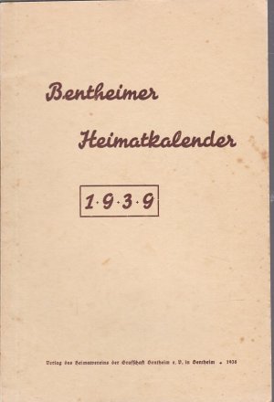 antiquarisches Buch – H. Specht – Bentheimer Heimatkalender 1939