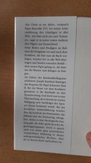 Benedikt XIV. "Ich vertraue auf euch" - Die Predigten und Reden zum Beginn des Pontifikats