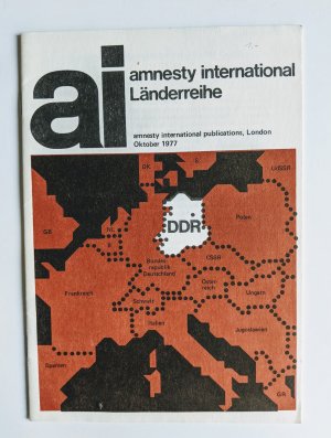 gebrauchtes Buch – ai amnesty international – Länderreihe DDR