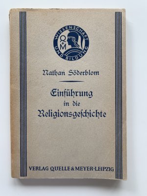 antiquarisches Buch – Nathan Söderblom – Einführung in die Religionsgeschichte