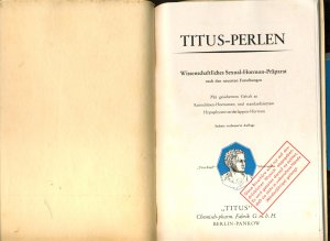 antiquarisches Buch – TITUS chem.pharm – "Neues Leben"