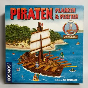 gebrauchtes Spiel – Kai Haferkamp – Piraten, Planken & Peseten 2004 Kosmos - ab 8 Jahren - für 2 bis 4 Spieler - Spieldauer ca 30 Minuten