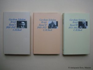 Briefe 1914-1982. Herausgegeben von Itta Shedletzky und Thomas Sparr. 3 Bände (vollständig).