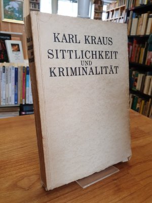 Sittlichkeit und Kriminalität