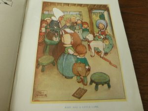 Mother Goose. Nursery Rhymes. Pictured by Mabel Lucie Attwell.  .