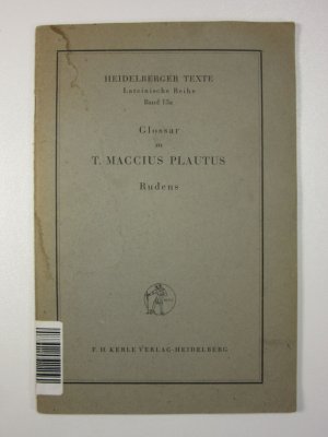 Glossar zu T. Maccius Plautus Rudens