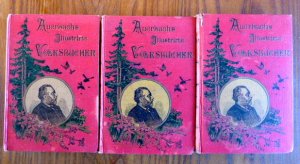 Deutsche illustrirte Volksbücher von Berthold Auerbach. 1.-3 Band. Mit 400 Bildern nach Originalzeichnungen von M. Artaria, K. Hoff, E. Ille, W.v. Kaulbach […]