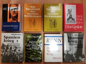 Werke / Konvolut / Sammlung Spanischer Bürgerkrieg (Spanienkrieg) 1936 bis 1939. 8 Bände: Willi Bredel: Spanienkrieg 1: Zur Geschichte der 11. Internationalen […]