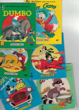 Konvolut 43 Minibücher Walt Disneys Micky Maus Bücher - verschiedene Erhaltungszustäne, aber alle komplett! Keine losen Seiten!