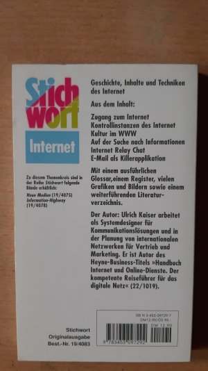 gebrauchtes Buch – Ulrich Kaiser – Internet Stichwort