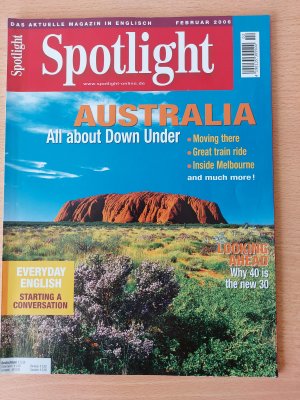 gebrauchtes Buch – Spotlight - Das aktuelle Magazin in Englisch - Februar 2006 Australia Special