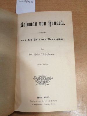 Koloman von Hauseck. Novelle aus der Zeit der Kreuzzüge