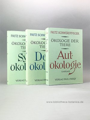 Ökologie der Tiere., Ein Lehr- und Handbuch in drei Teilen:  Autökologie - Demökologie - Synökologie.